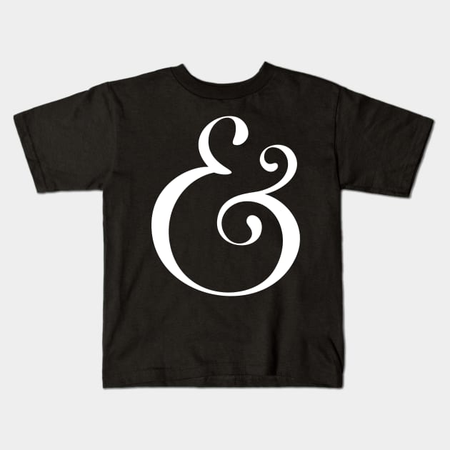 Ampersand Kids T-Shirt by ziffu